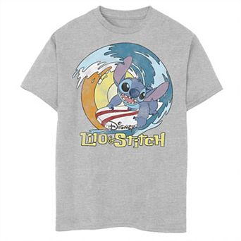 Boys 8-20 Lilo And Stitch Surf Logo Graphic Tee