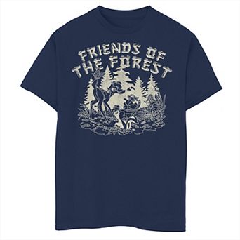 Disney's Bambi Boys 8-20 Group Shot Friends Of The Forest Graphic Tee