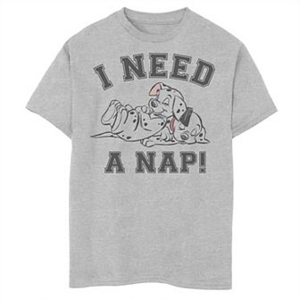 Disney's 101 Dalmatians Boys 8-20 Sleeping Puppies I Need A Nap Graphic Tee