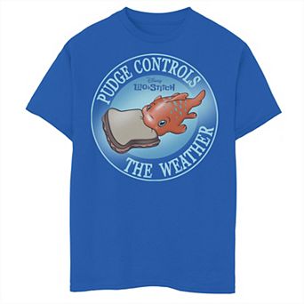 Disney's Lilo & Stitch Boys 8-20 Pudge Controls Weather Graphic Tee