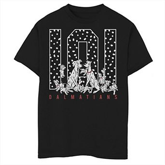 Disney's 101 Dalmatians Boys 6-20 Spotted Family Portrait Graphic Tee