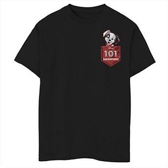 Disney's 101 Dalmatians Boys 8-20 Puppy Patch Pocket Graphic Tee