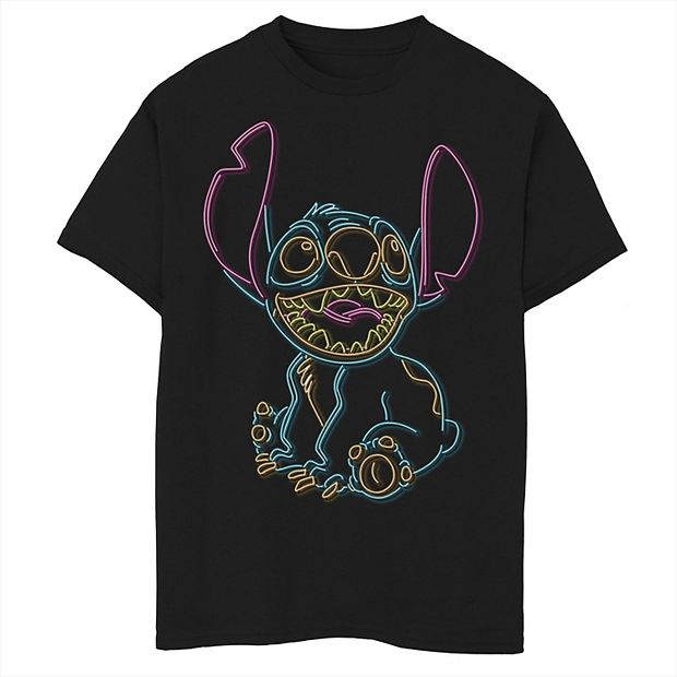 Disney's Lilo & Stitch Boys 8-20 Neon Stitch Outline Graphic Tee