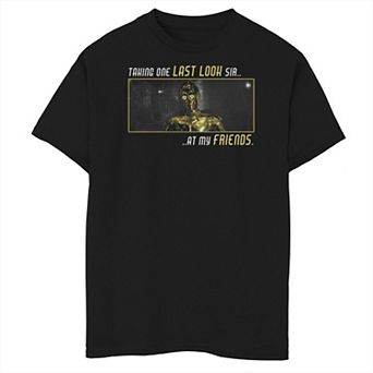 Boys 8-20 Star Wars: The Rise Of Skywalker C-3PO Taking One Last Look Graphic Tee