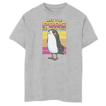 Boys 8-20 Star Wars Retro Porg Big Graphic Tee