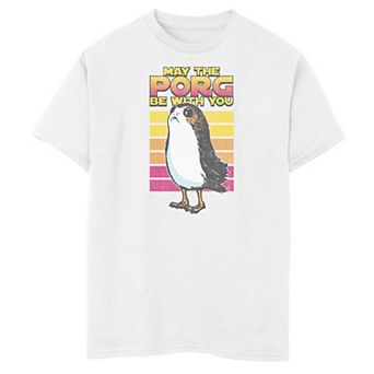 Boys 8-20 Star Wars Retro Porg Big Graphic Tee