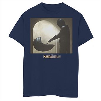 Boys 6-20 Star Wars The Mandalorian The Child aka Baby YodaScene Logo Graphic Tee