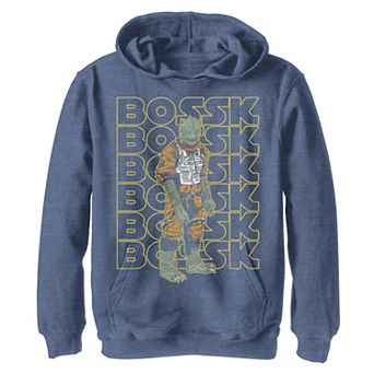 Boys 8-20 Star Wars Bossk Retro Big Fleece Pullover Graphic Hoodie