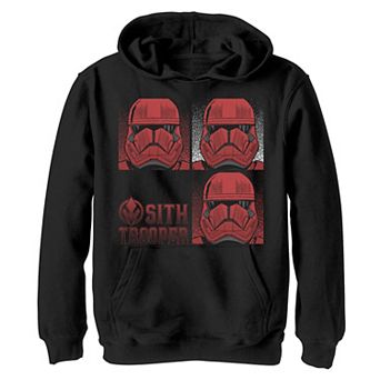 Boys 8-20 Star Wars The Rise of Skywalker Sith Trooper Panels Pullover Graphic Hoodie
