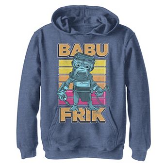 Boys 8-20 Star Wars The Rise Of Skywalker Babu Frik Pop Art Portrait Pullover Graphic Hoodie