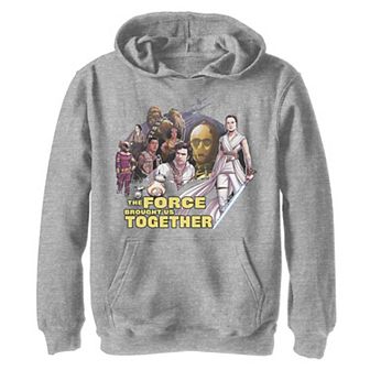 Boys 8-20 Star Wars: The Rise Of Skywalker Force Brought Us Together Pullover Graphic Hoodie