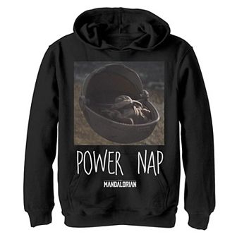 Boys 8-20 Star Wars The Mandalorian The Child aka Baby YodaPower Nap Pullover Graphic Hoodie