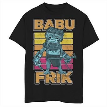 Boys 6-20 Star Wars The Rise Of Skywalker Babu Frik Pop Art Portrait Graphic Tee