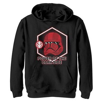 Boys 8-20 Star Wars Red Sith Trooper Power Of The Dark Side Portrait Pullover Graphic Hoodie