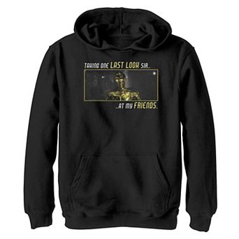 Boys 8-20 Star Wars: The Rise Of Skywalker C-3PO Taking One Last Look Pullover Graphic Hoodie