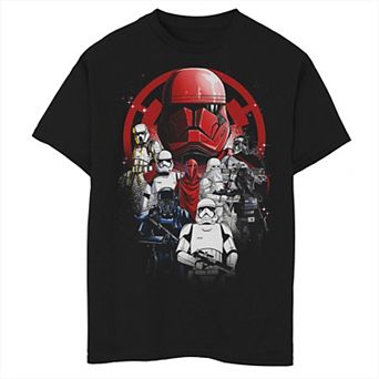Boys 6-20 Star Wars Storm Trooper Group Shot Splatter Poster Graphic Tee