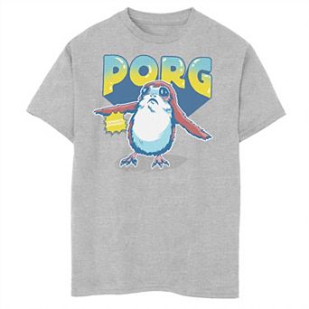 Boys 8-20 Star Wars Porg Chewbacca Approved Comic Portrait Graphic Tee