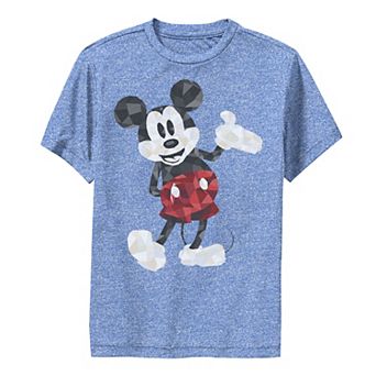 Disney's Mickey Mouse Boys 8-20 Poly Mickey Portrait Performance Graphic Tee