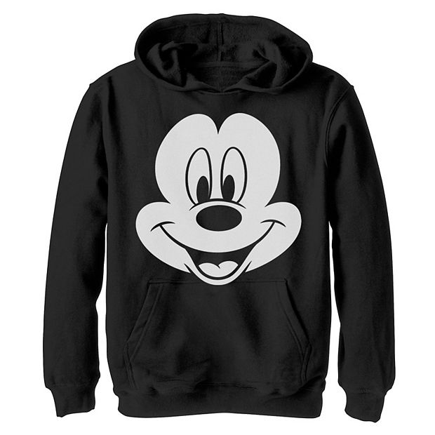 Disney s Mickey Mouse Boys 8 20 Large Face Pullover Graphic Hoodie