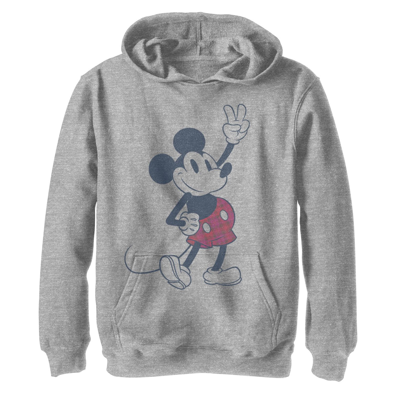 Image for Disney s Mickey Mouse & Friends Boys 8-20 Mickey Mouse Plaid Shorts Pullover Graphic Hoodie at Kohl's.