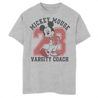 Disney's Mickey Mouse Boys 6-20 Varsity Coach Graphic Tee