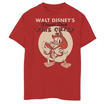 Disney's Donald Duck Boys 8-20 Fire Chief Graphic Tee