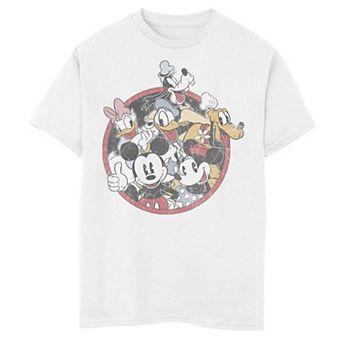 Disney's Mickey Mouse & Friends Boys 6-20 Classic Group Shot Graphic Tee