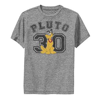 Disney's Pluto Boys 8-20 Varsity Text #30 Portrait Performance Graphic Tee
