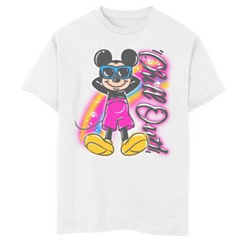 Disney's Mickey Mouse & Friends Boys 8-20 Mickey Relaxing Airbrush Graphic Tee