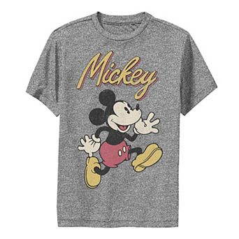 Disney's Mickey Mouse & Friends Boys 8-20 Mickey Classic Run Portrait Performance Graphic Tee