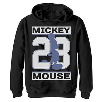 Disney's Mickey Mouse Boys 8-20 #28 Mickey Silhouette Pullover Graphic Hoodie