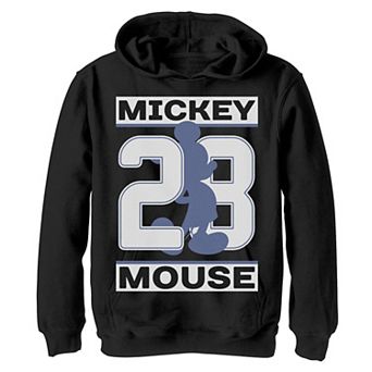 Disney's Mickey Mouse Boys 8-20 #28 Mickey Silhouette Pullover Graphic Hoodie