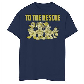 Disney's Mickey Mouse & Friends Boys 6-20 Firefighters To The Rescue Graphic Tee