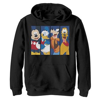 Disney's Mickey Mouse Boys 8-20 Bro Time Panels Pullover Graphic Hoodie