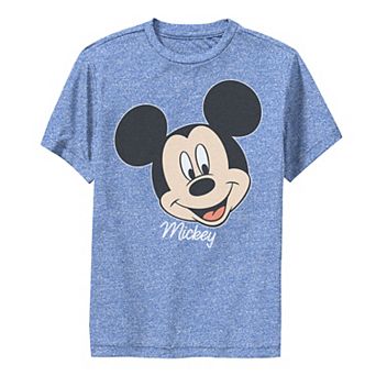 Disney's Mickey Mouse Boys 8-20 Smile Face Portrait Performance Graphic Tee