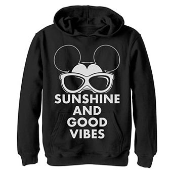 Disney's Mickey Mouse & Friends Boys 8-20 Mickey Sunshine And Good Feelings Pullover Graphic Hoodie