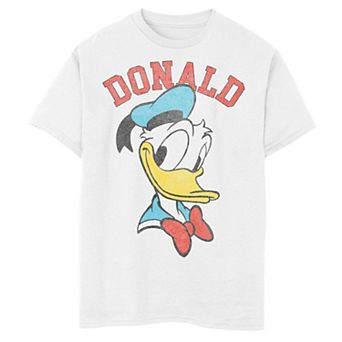 Disney's Mickey Mouse & Friends Boys 8-20 Donald Duck Happy Big Face Graphic Tee