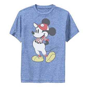 Disney's Mickey Mouse Boys 8-20 Baseball Outfit Performance Graphic Tee