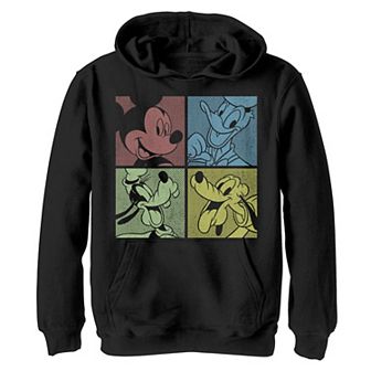 Disney's Mickey Mouse & Friends Boys 8-20 Group Shot Comic Panels Fleece