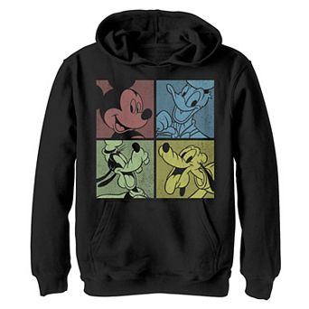 Disney's Mickey Mouse & Friends Boys 8-20 Group Shot Comic Panels Fleece