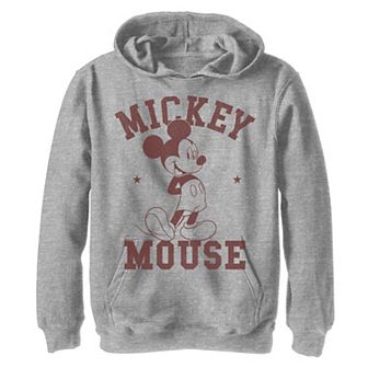 Disney's Mickey Mouse Boys 8-20 1928 Maroon Portrait Fleece