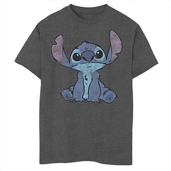 Disney's Lilo & Stitch Boys 8-20 Simple Distressed Stitch Tee