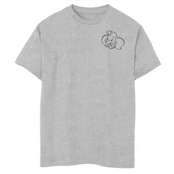 Disney's Dumbo Boys 8-20 Outline Pocket Hit Tee