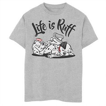 Disney's 101 Dalmatians Boys 6-20 Sleeping Puppies Life Is Ruff Tee