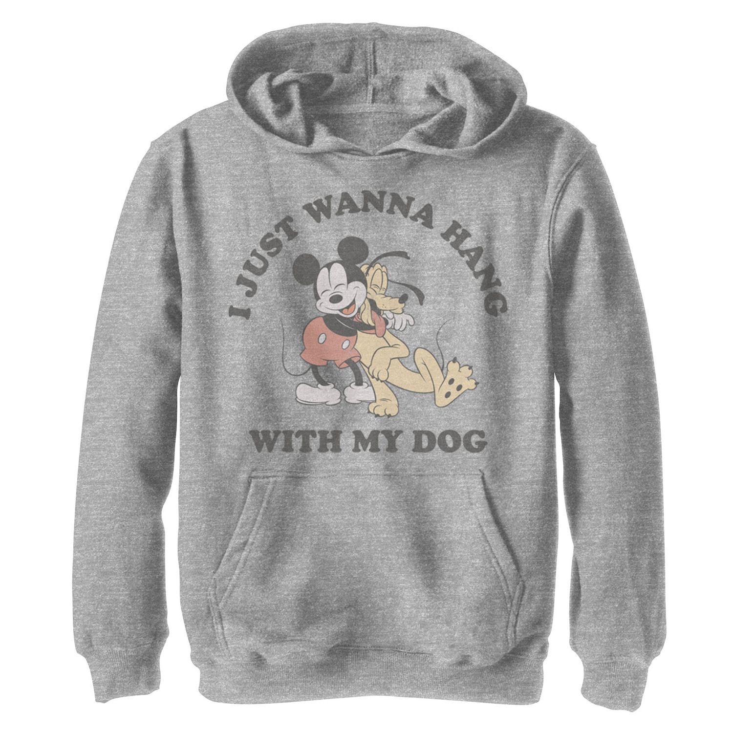 Image for Disney s Mickey Mouse & Friends Boys 8-20 I Just Want To Hang With My Dog Fleece at Kohl's.