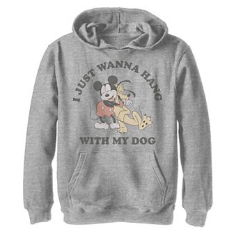 Disney's Mickey Mouse & Friends Boys 8-20 I Just Want To Hang With My Dog Fleece