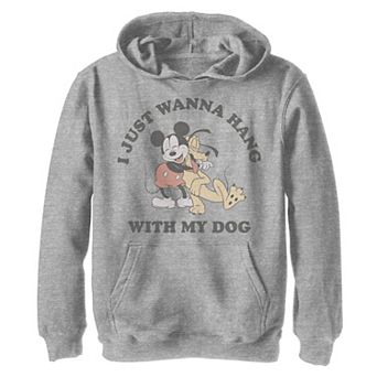 Disney's Mickey Mouse & Friends Boys 8-20 I Just Want To Hang With My Dog Fleece