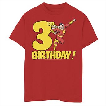 Boys 8-20 Justice League 3rd Birthday Graphic Tee