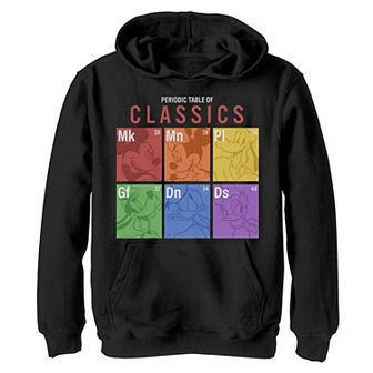 Disney's Mickey Mouse & Friends Boys 8-20 Periodic Square Colorful Panels Fleece