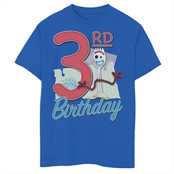 Disney / Pixar's Toy Story 4 Forky Boys 8-20 3rd Birthday Graphic Tee